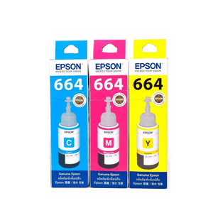 Combo Epson Botellas T664 Colores - Originales