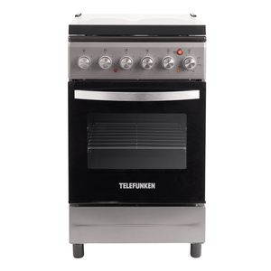 Cocina Electrica Telefunken Acero Inoxidable 50cm Grill