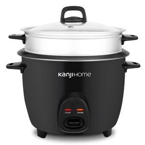 Arrocera y Vaporera KanjiHome Negra mate 1,8 Litros