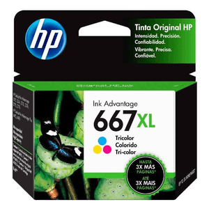 Cartucho HP 667XL Advantage Tricolor (3YM80AL) 330 copias - Deskjet Ink Advantage 2775