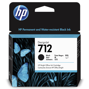 Cartucho HP 712 3ED71A Negro 80ml - DesignJet