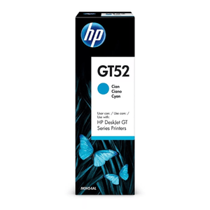 Botella HP GT52 (M0H54AL) Cyan - DeskJet GT 5820 / Ink Tank 315 / 415