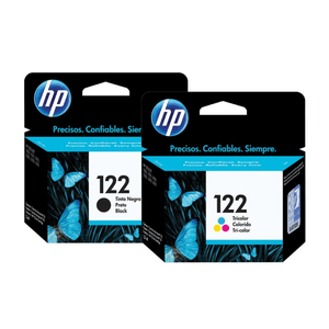 Combo Cartuchos HP 122 Negro + 122 Colores - Originales