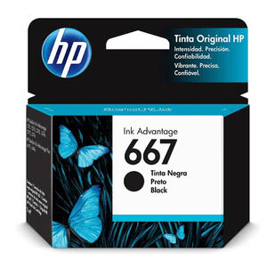 Cartucho HP 667 Advantage Negro (3YM79AL) 120 copias - Deskjet Ink Advantage 2775
