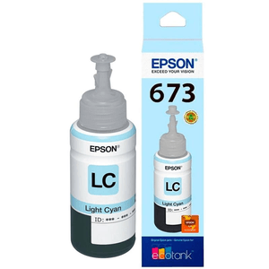 Botella de Tinta Epson T673 Light Cyan - Epson L805 / L810 / L850 / L1800