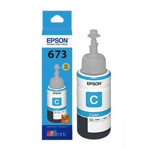 Botella de Tinta Epson T673 Cyan - Epson L805 / L810 / L850 / L1800