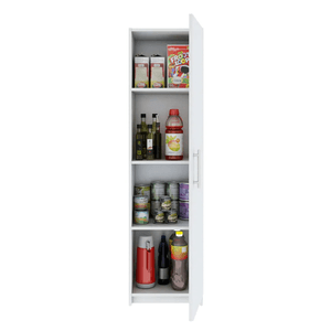 Despensero Centro Estant Simple Organizador 1 Puerta Blanco