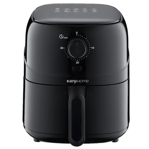 Freidora Aire Kanji 2.7L 1000W Negra Analog 30min Antideslizante