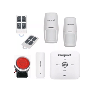 Alarma Wi-Fi Kanji KJN-ALAM01 Sensor Movimiento Sirena 3 Zonas