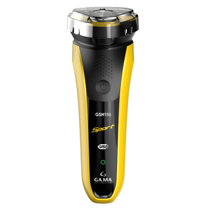 Afeitadora Gama GSH986 Sport USB Inalámbrica Amarilla