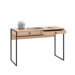 Escritorio Industrial Roble 2 cajones ECI120