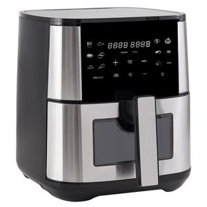 Freidora Electrica Kanji Aire Sin Aceite 6.5L Plateada KJHAF