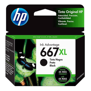Cartucho HP 667XL Advantage Negro (3YM81AL) 480 copias - Deskjet Ink Advantage 2775