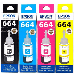 Combo Epson Botellas T664 Completo - Originales