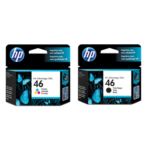 Combo Cartuchos HP 46 Negro + 46 Colores - Originales