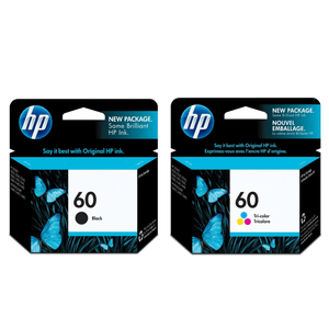 Combo Cartuchos HP 60 Negro + 60 Colores - Originales