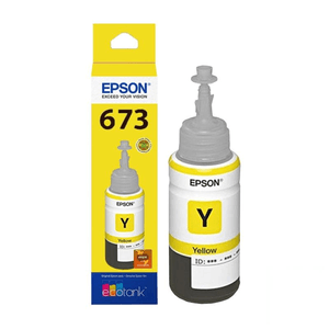 Botella de Tinta Epson T673 Amarillo - Epson L805 / L810 / L850 / L180