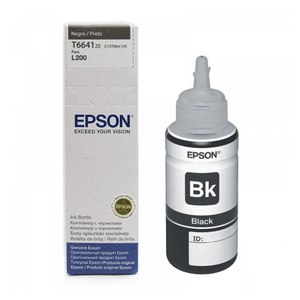Botella de Tinta Epson T664 Negro para Sistema Continuo