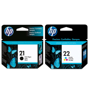 Combo Cartuchos HP 21 Negro + HP 22 Color - Originales