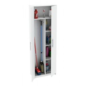 Escobero Centro Estant De 2 puertas Blanco DIS6BL